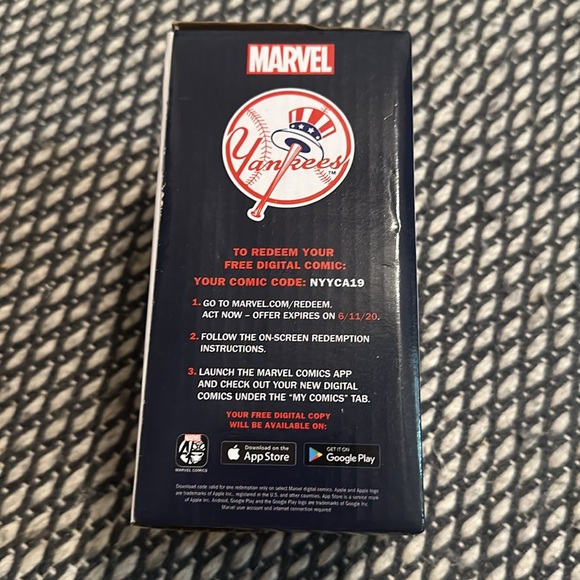 Captain Mariano Rivera New York Yankees bobble head Marvel NIB - Picture 2 of 10